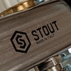 Коллекторная группа STOUT SMS 0907 000012, 1"х3/4", 12 выходов, с расходомерами, нерж. сталь - Фото 10