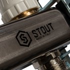 Коллекторная группа STOUT SMS 0912 000003, 1"х3/4", 3 выхода, без расходомеров, нерж. сталь - Фото 10