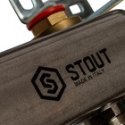 Коллекторная группа STOUT SMS 0912 000004, 1"х3/4", 4 выхода, без расходомеров, нерж. сталь - Фото 10