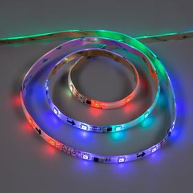 Cветодиодная лента Uniel «Бегущий огонь» 5 м, IP65, SMD5050, 30 LED/м, 7.2 Вт/м, 12 В, RGB