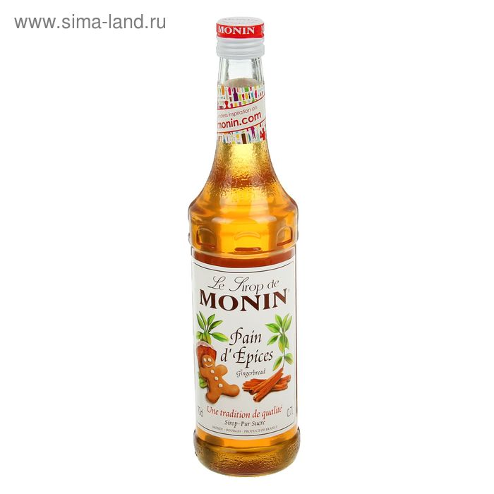 Сироп Monin Имбирный пряник, 0.7 л - Фото 1