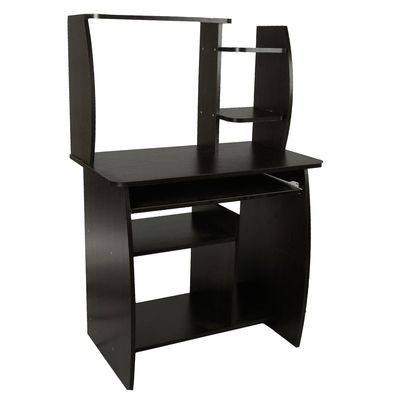 Стол компьютерный маленький «Клик Мебель», 820×480×1265 мм, цвет венге тёмный