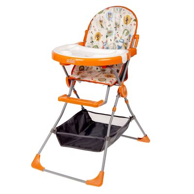 Стульчик для кормления Selby 252 «Совы», цвет оранжевый
