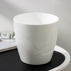 Кашпо для цветов со вставкой «Грация», 2.8 л, белое - Фото 2