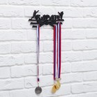 Медальница «Карате» черный цвет, 29 см × 9,5 см - Фото 2