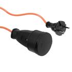 Удлинитель на каркасе TUNDRA, 1 розетка, 20 м, 6 А, ПВС 2х0.75 мм2, без з/к, IP44, - Фото 3