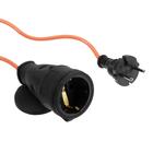 Удлинитель на каркасе TUNDRA, 1 розетка, 20 м, 6 А, ПВС 2х0.75 мм2, без з/к, IP44, - Фото 4