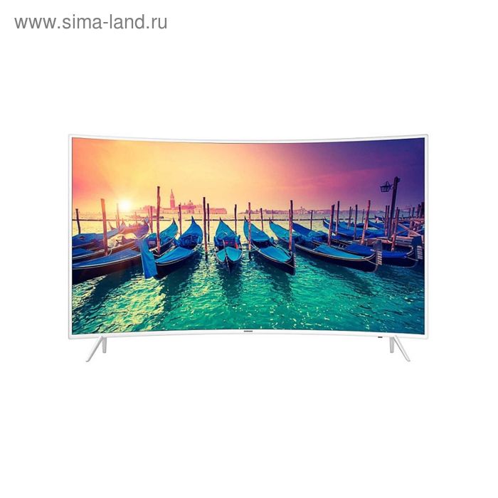 Телевизор Samsung UE49KU6510UXRU, LED, 49", белый - Фото 1
