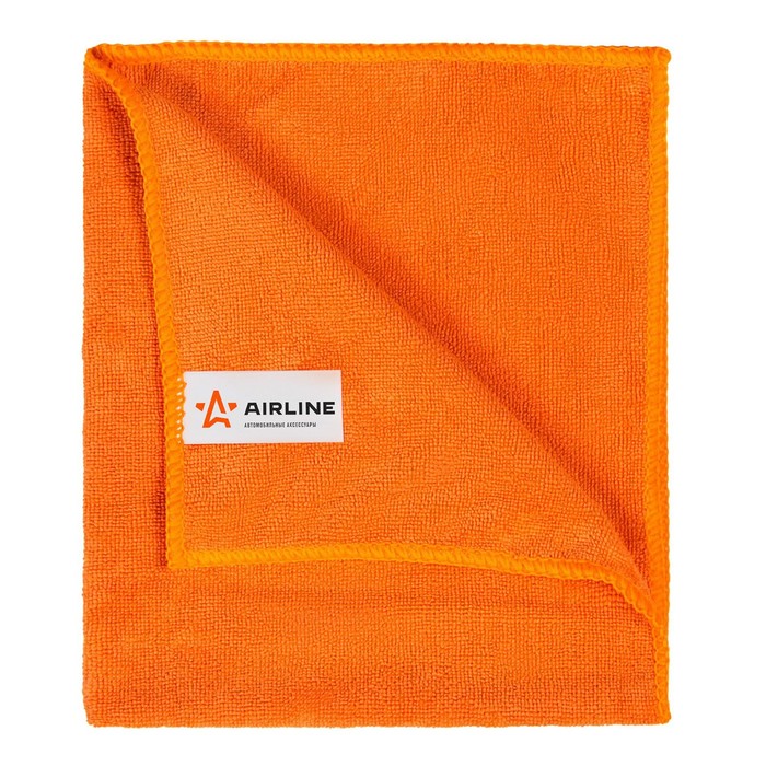 Салфетка из микрофибры оранжевая 35*40 см Airline AB-A-02 - фото 1908316392