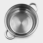 Кастрюля Доляна «Классика», 2.2 л, d=19 см, капсульное дно, нержавеющая сталь - Фото 5