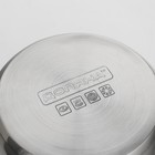 Кастрюля Доляна «Роскошь», 2.2 л, d=19 см, с крышкой, капсульное дно, нержавеющая сталь - Фото 12