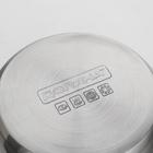 Кастрюля Доляна «Роскошь», 2.2 л, d=19 см, с крышкой, капсульное дно, нержавеющая сталь - Фото 9