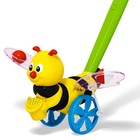 Каталка «Пчёлка», длина ручки 47 см. - фото 3801445