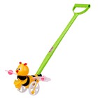 Каталка «Пчёлка», длина ручки 47 см - Фото 2