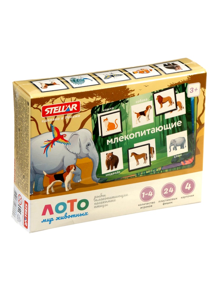 Лото «Мир животных» - Фото 1