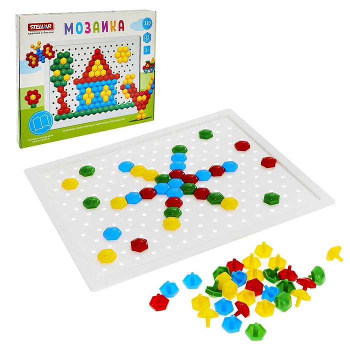 Мозаика, 110 элементов, диаметр 13 мм - Фото 1