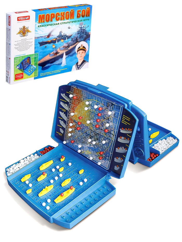 Настольная игра 21 «Морской бой» - Фото 1