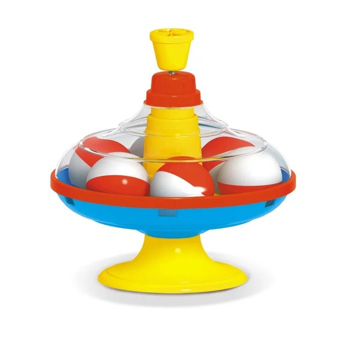 Юла большая с шариками, диаметр 16 см - Фото 1