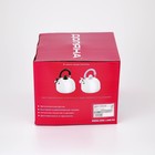 Чайник со свистком Доляна «Чёрная ночь», 3 л, нержавеющая сталь, фиксированная ручка, хромированный - Фото 13