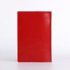 Обложка для паспорта, цвет красный - фото 9549020