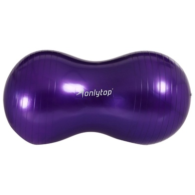 Фитбол «Гантель» ONLYTOP, 75×38×38 см, 900 г, МИКС