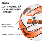 Мяч футбольный MINSA, TPU, машинная сшивка, 32 панели, р. 5 - фото 3801515