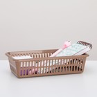 Корзина для хранения Полимербыт, пластик, 20×10×4.8 см, МИКС - Фото 2