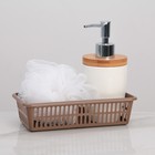 Корзина для хранения Полимербыт, пластик, 20×10×4.8 см, МИКС - Фото 3