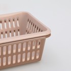 Корзина для хранения Полимербыт, пластик, 20×10×4.8 см, МИКС - Фото 5