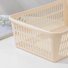 Корзина для хранения Полимербыт, пластик, 30×20×10 см, МИКС - Фото 3