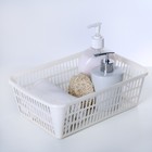 Корзина для хранения Полимербыт, пластик, 30×20×10 см, МИКС - Фото 6