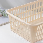 Корзина для хранения Полимербыт, пластик, 36×25×12.5 см, МИКС - Фото 3