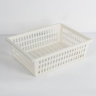 Корзина для хранения Полимербыт, пластик, 40×30×13 см, МИКС - Фото 5
