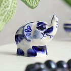 Фигурка фарфор гжель «Слоник» - Фото 4