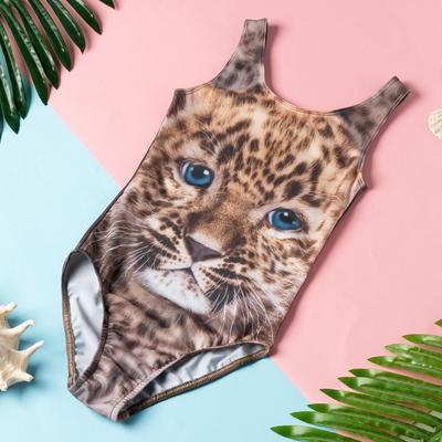 Купальник детский KAFTAN "Леопард", рост 122-128 (34) см, 7-8 лет