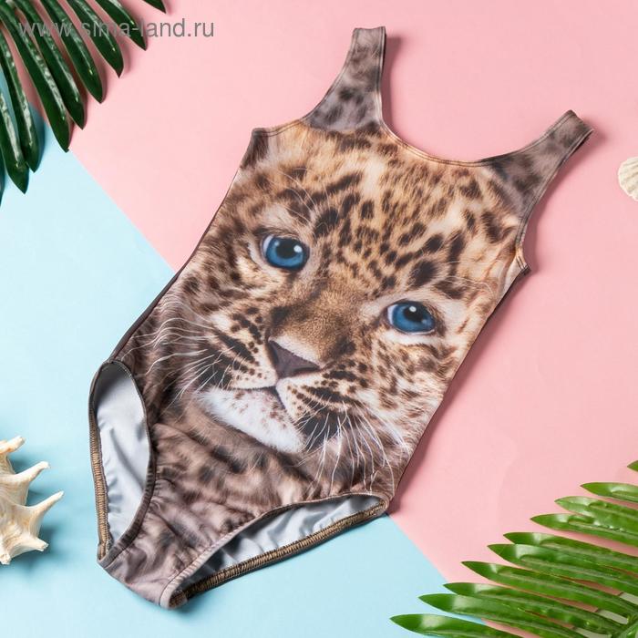 Купальник детский KAFTAN "Леопард", рост 122-128 (34) см, 7-8 лет - Фото 1