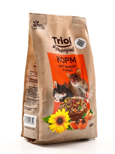 Корм Triol для мышей и крыс, 450 г
