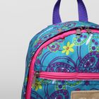 Рюкзак на молнии, 1 отдел, наружный карман, цвет голубой - Фото 4