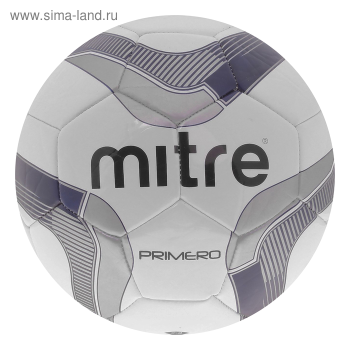 Мяч футбольный Mitre Primero, BB9004WAS, размер 5 - Фото 1