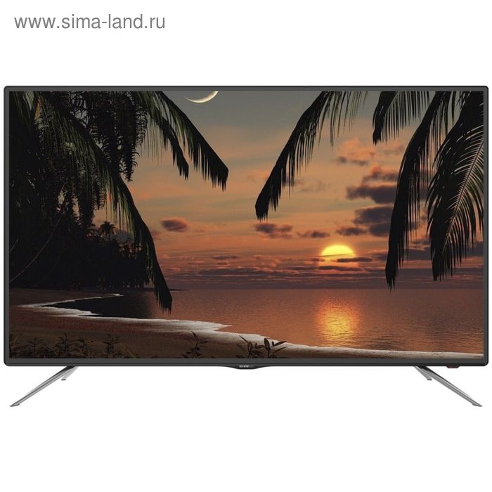 Телевизор Shivaki STV-43LED17, 43", 1920х1080, DVB-T2/S2/C/T, 3xHDMI, 1xUSB, чёрный - Фото 1