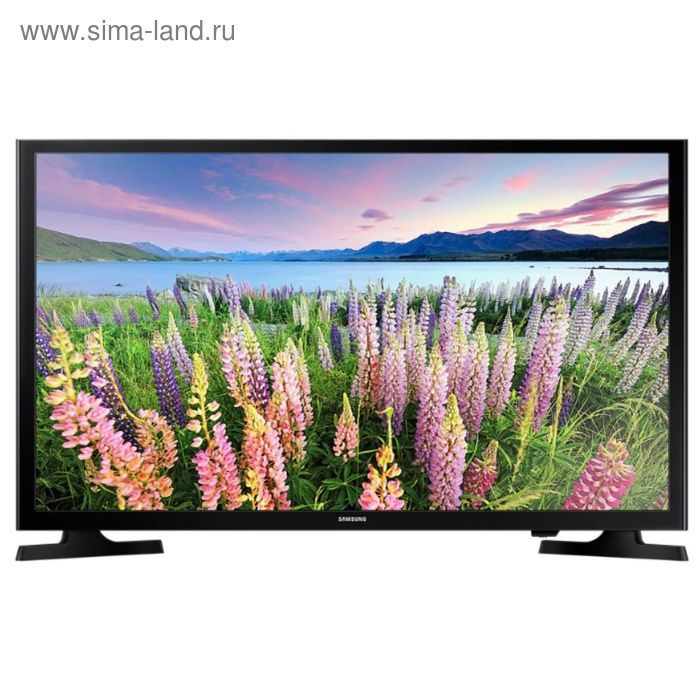Телевизор Samsung UE32J5005AKXRU, LED, 32", черный - Фото 1