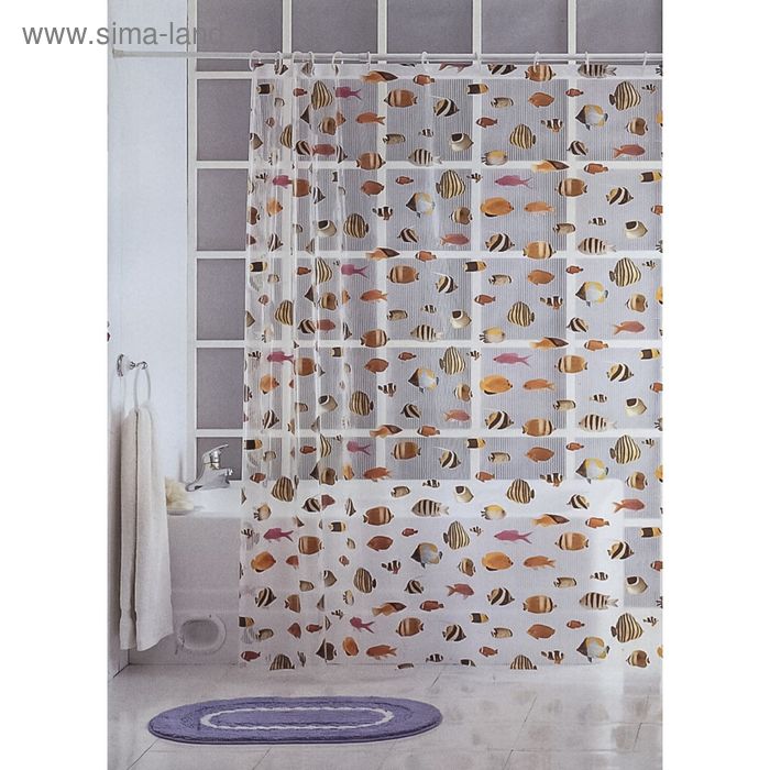 Штора для ванной - Фото 1