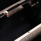 Клатч женский на фермуаре, 1 отдел, цепочка, цвет золотой - Фото 11