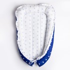 Матрасик для новорожденных "Гнёздышко", цвет белый/синий 29906 - Фото 4