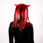 Карнавальный парик «Чертовка», 3 цвета, 130 г - Фото 2