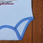 Боди с короткими рукавами, рост 74 см, цвет голубой П327_М - Фото 6