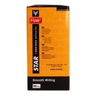 Ручка шариковая Flair. Star, синий стержень, игольчатый узел 1 мм, на масляной основе, матовый корпус - Фото 9