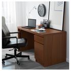 Письменный стол, коричневая морилка ясеневый шпон МАЛЬМ - Фото 2