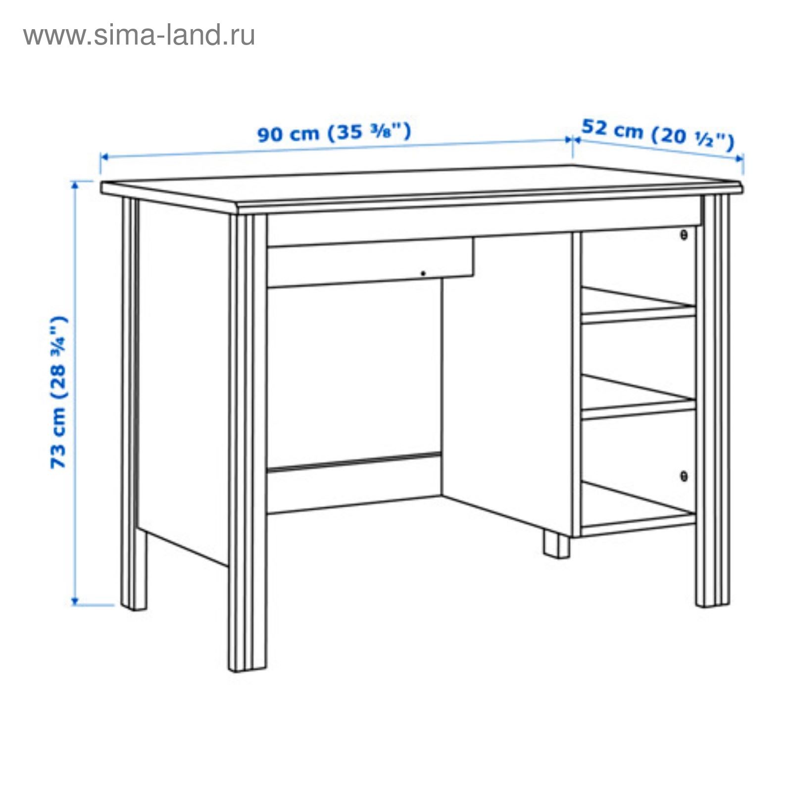 Компьютерный стол икеа размеры