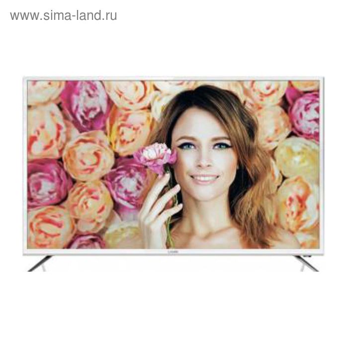 Телевизор BBK 32LEX-5037/T2C, 32", 1366x768, DVB-T2/C, WI-FI, 3xHDMI, 2xUSB, белый - Фото 1
